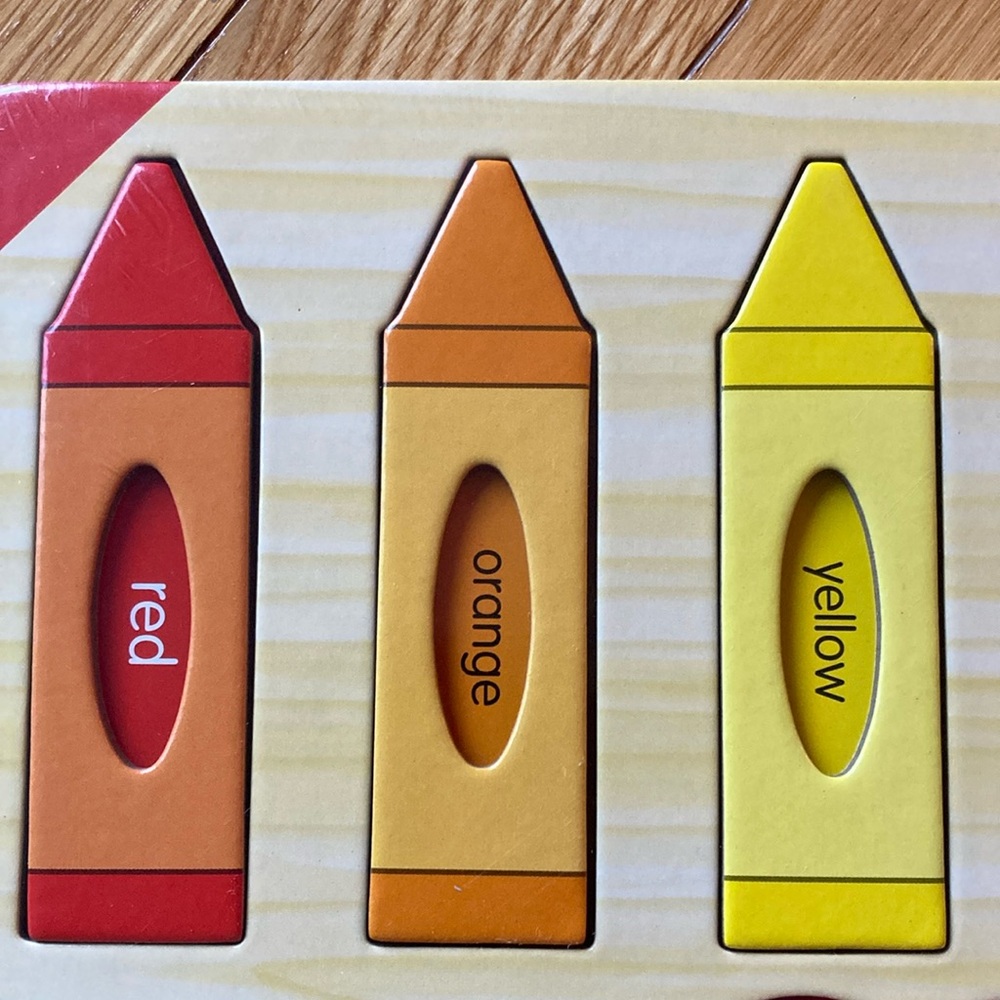 Colors & Shapes Wooden Inset Puzzle - Picture 2 of 13